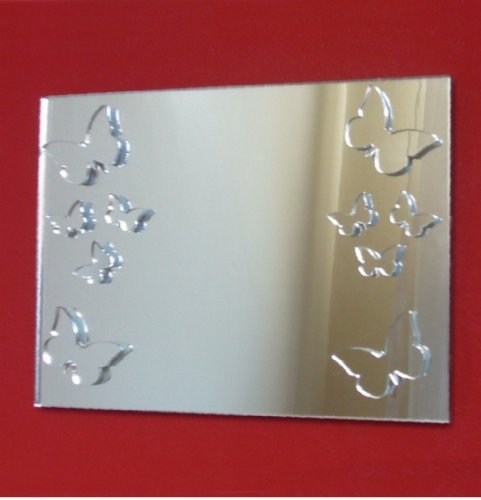 Super Cool Creations Butterfly Mirrors on Mirror Art - 40cm high x 60cm wide