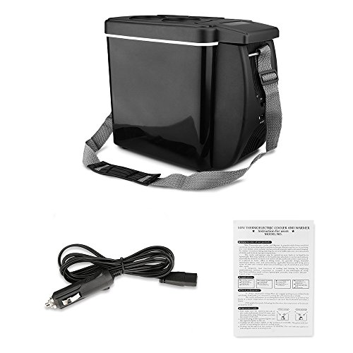 BISOZER Portable 6L Car Mini Fridge Type Electrical Cooler Heater Car Refrigerator Freezer Warmer Cooler Box - Thumbnail 3