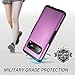 YOUMAKER Case for Galaxy S10+ Plus, Metallic Purple Heavy Duty Protection Full Body Shockproof Slim Fit Without Built-in Screen Protector Cover for Samsung Galaxy S10 Plus 6.4 inch - Purple