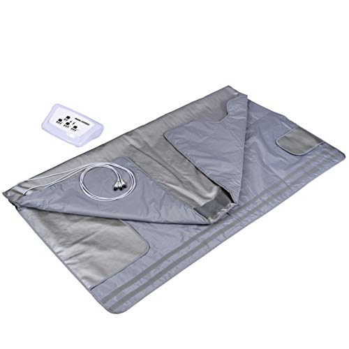 Gizmo Supply 3 Zone Digital FarInfrared Heat Sauna Blanket v3 (Large