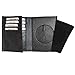 Mens Leather Wallet Badge Sheriff Officer Police Shield Fire Security ID Holder