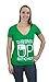 Ann Arbor T-shirt Co. Drink Up, Bitches! | Funny St. Patrick's (Paddy) Day Women's Green Deep V-Neck-DeepV,L