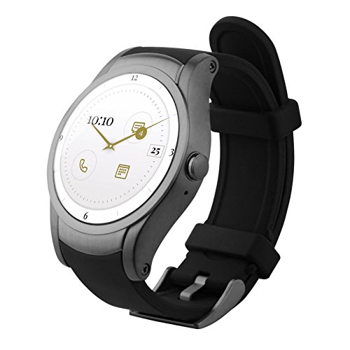 UPC 636123059665, Wear24 Android Wear 2.0 42mm 4G LTE WiFi+Bluetooth Smartwatch (Gunmetal Black)