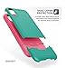 ENCASED Protective iPhone XR Case (Military Grade) Full Body Heavy Duty Protection (2018 Rebel Armor) (Ocean Teal Pink)