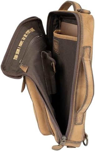Amazon.com | STS Ranchwear Wayfarer Backpack Light Brown One  display picture 2