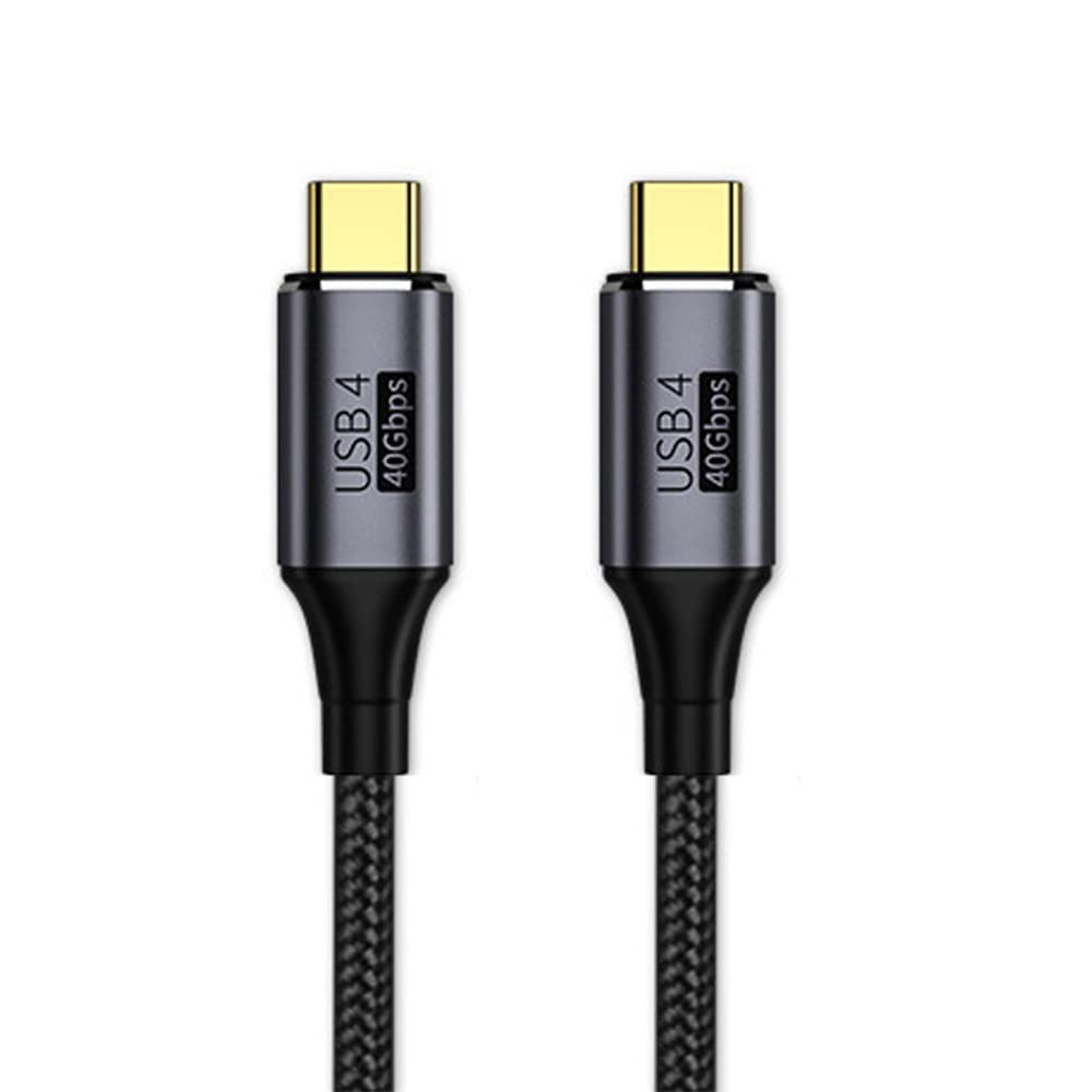NFHK USB4 Cable 40Gbps with 100W Charging and 8K@60Hz 5K@60Hz USB4.0 Compatible with Thunderbolt3/4 30cm