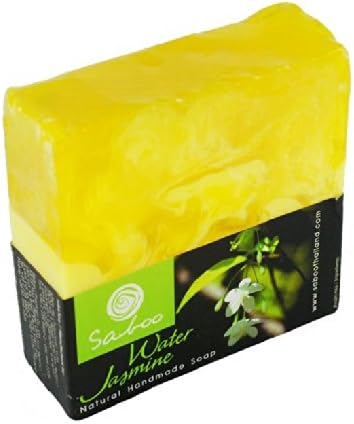 Water jasmine Natural Handmade spa soap 3.5oz (100g) Square cut Organic Bath Bar