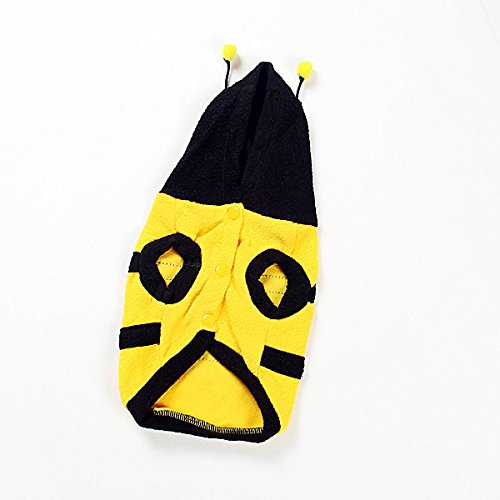 2 Size Dog Cat Bumble Bee Costume Clothing Outfit