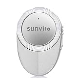 Sunvito Ultra Small Bluetooth 4.0 Headset Headphone Earphone Mini Invisible In-ear wireless Headphones Support Hands-free Calling For Smartphones with Bluetooth (White)