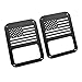 Iparts American US Flag Black Taillight Light Guard Cover for 2007 2008 2009 2010 2011 2012 2013 2014 2015 2016 2017 Jeep Wrangler Accessories JK Unlimited Pair