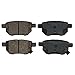 KFE KFE1423-104 Ultra Quiet Advanced Premium Ceramic Brake Pad REAR Set Compatible With: 2010-2019 Toyota Prius, Corolla Rear Disc, Matrix, Yaris SE; Scion tC, xB, iM; Lexus CT200h; Pontaic Vibe