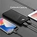 VanSaTa Power Bank, 22400mAh Portable Phone Charger Musfun External Battery with LCD Screen, 2.1A Input Port, and 2 Output Ports for Smart Phone, Tablets and Other Devices, Black…