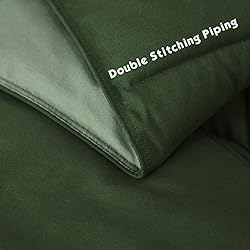 HIG 3pc Green Down Alternative Comforter Set Queen