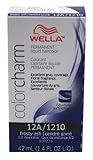 Wella ColorCharm Liquid #1210/12A Frosty Ash Hair Color (3-Pack) with Free Nail File