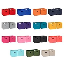 RiverRidge® 2 Pc Folding Storage Bin Set - Coral