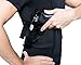 Graystone Holster Shirt Scoop Neck Concealed Carry Clothing for Women - Deep Concealment Compression CCW Clothes (Black, Large)