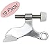 10 Pack - Designers Impressions Polished Chrome Heavy Duty Hinge Pin Adjustable Door Stop : 3619