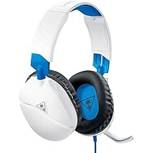 Turtle Beach Recon 70 White Gaming Headset for PlayStation 4 Pro, PlayStation 4, Xbox One, Nintendo Switch, PC, and Mobile - PlayStation 4