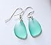 NUMBER ONE Selling Sea Foam Earrings from NAUTICAL SEA GLASS, Sea Foam, Mint Sea Glass Earrings, Sterling Silver Earrings, Aqua Earrings, Christmas gift for her, Dangle Earrings, Mint Jewelry
