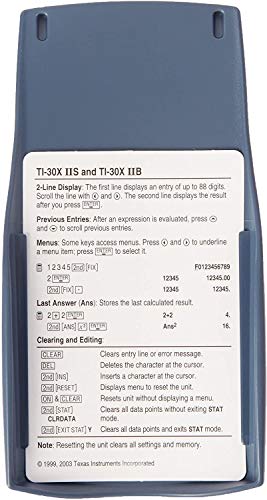 Texas Instruments TI-30XIIS Scientific Calculator - Teacher Kit (10 Pack) - New, Black, Blue
