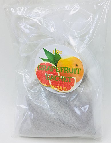 Grapefruit Sachet bag 1 oz each. 5 pz pack tea bag in organza individually packed