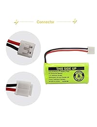geilienergy Batería recargable para AT & T y teléfonos Vtech bt 8300 batt 6010 bt18433 BT184342 BT28433 bt284342 89   1326   00   00 89   1330   01   00    cph 515d