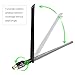 ANEWKODI USB WiFi Adapter Wireless Network Card 5dBi 2.4GHz/5GHz Dual Band 802.11AC Wireless Card for Desktop/Laptop/PC,Support Windows 10/8/7/Vista/XP/2000/Mac Os 10.4-10.12.4