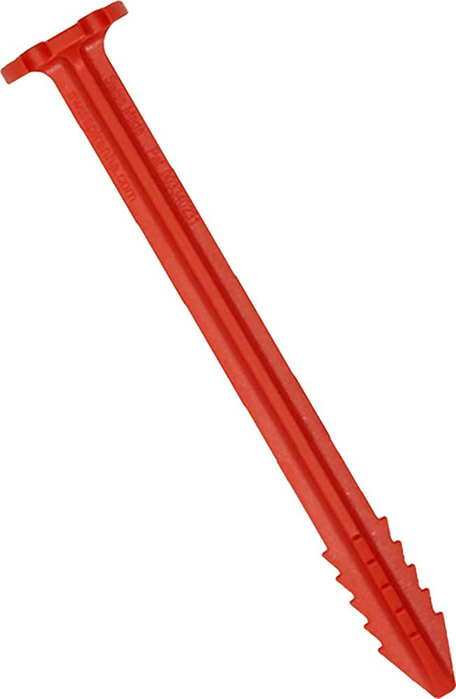 SwissPiranha Unisex - Adult RT220 Tent Pegs (Set of 6) Red S