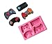 A&J Mini Game Controller Silicone Video Game Controller Gamepad Fondant Mold for Chocolate, Resin, Clay