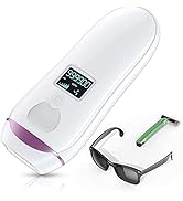 IPL Laser Hair Removal Device for Women, 999,900 Flashes At-Home Permanent Hair Remover for Facia...