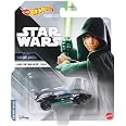 Star Wars Hot Wheels Character Car - Luke Skywalker (Jedi) Diecast Car, 1:64 Scale Collectible