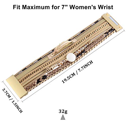 2 AZORA+Bracelet+Metallic+Bracelets+AL0020+BEIGE