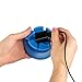 Allsop Digital Innovations 31664 Nest XL Tangle-Free USB Cable and Phone Charger Case/AirPods Organizer fits Earbuds/Earphones, Durable and Compact Storage System, Blue