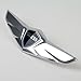 HYUNDAI Genesis Sedan Wing Hood Black Silver Emblem