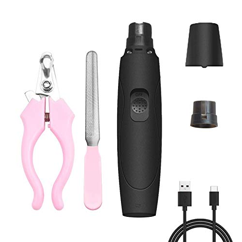 Electric Rechargeable Pet Nail Grinder Dremel For Dogs For Cats Quiet
