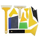 ChiTronic 10PCS Full Sets Vehicle Pro Windshield Film Wrap Scraper Application ToolKits