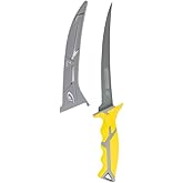 danco 9-Inch Karl Flex Fillet Knife with Swedish Steel Blade and Sheath | 9-Inch Karl Flex Fillet Knife, Swedish Stainless Steel Blade, Non-Stick Teflon Coating, TPR Grip, Sheath, Fresh/Saltwater