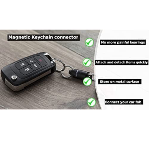 KeySmart MagConnect 2 Pack Quick Release Keychain Connector