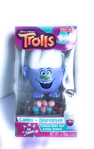 Trolls Exclusive 'Guy Diamond' Candy & Dispenser Easter Basket Stuffer
