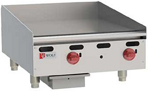 Wolf AGM24 Heavy Duty Gas Griddle 24" W countertop