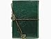 Valery Classic PU Leather Notebook-vintage Diary Journal -Blank/lined Refillable Loose Leaf Pages-Middle Ages Design-men/women Daily Use Diary (LargerUpgrade-Tree-Green)