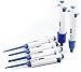 Complete TopPette Scientific Micropipette Collection: 10 Pipettors (0.1-2.5; 0.5-10; 2-20; 5-50; 10-100; 50-200; 100-1000; 200-1000; 1000-5000ul; 2-10ml), All Single Channel Adjustable Pipettes
