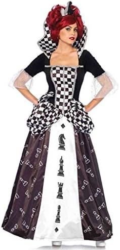 Alice in Wonderland Chess Queen Dress Outfit Adult Halloween Party Costume Medium