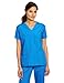 WonderWink Women's Scrubs Charlie 5 Pocket Y-Neck Wrap Top, Royal Solid, Medium