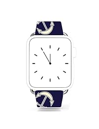 correa de piel 42 mm., Apple reloj de piel genuino de reemplazo iWatch de diseño de la bandera