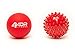 4KOR Fitness Massage Balls for Deep Tissue Muscle Recovery, Perfect for Myofascial Release and Trigger Point Therapy (Firm (Red))