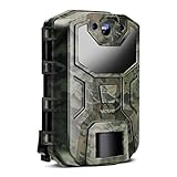 Victure Game Camera 14MP 1080HD Trail Cam Night Vision Motion Activated with Upgrade Waterproof Design 38Pcs IR LEDs No Glow for Wildlife Hunting and Surveillance