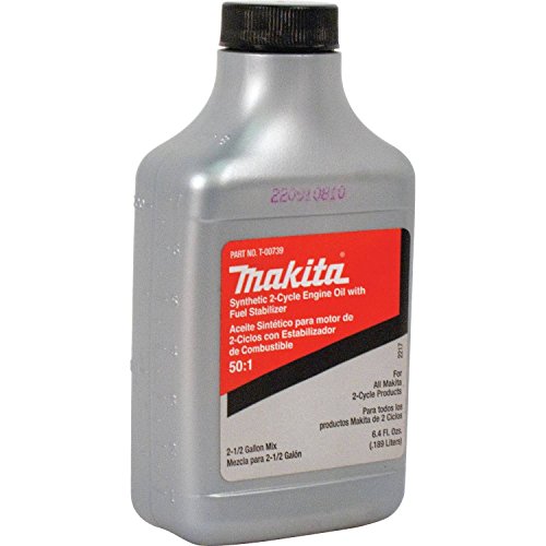 Makita T-00739 Synthetic 2-Cycle Fuel Mix, 6.4 oz., Dark Green/Blue