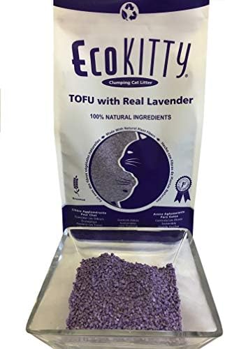 Tofu Litter with Real Lavender, 7 lb, Purple