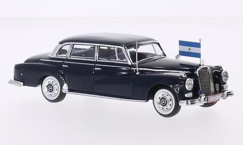 Mercedes 300d, dark blue, 1957, Model Car, Ready-made, IXO 1:43